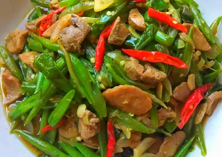 Resep Tumis buncis bakso Lezat