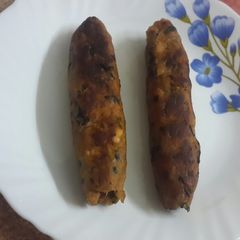 A picture of Chicken Seekh kabab.