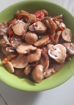 Foto resep Tumis Jamur Kancing Baso