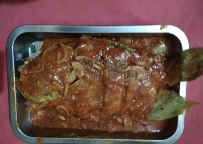 Cara Gampang Menyiapkan Gurame asam manis sedang, Sempurna