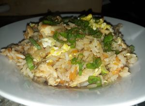 Una foto de Arroz frito o arroz chino