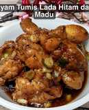 Ayam Tumis Lada Hitam dan Madu (Stir-fried Chicken with Blackpepper and Honey)