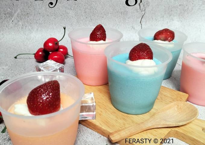 Resep Silky Puding Puding Puyo Oleh Ferasty Cookpad