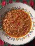 Sopa de fideo con refrito