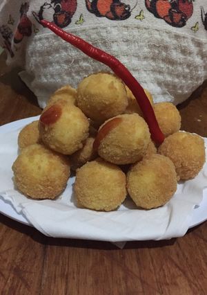 Foto resep Nasi kepal keju