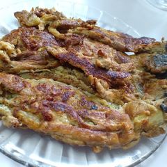 A picture of Tortang Talong(Eggplant Omelette).