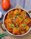 Sindhi Bhae Patata (Lotus Root and Potato Curry or Sabzi)