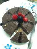 Eggless pumpkin chocolate cake