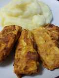 Filete de tofu con toque marroquí en rebozado de yogurt griego