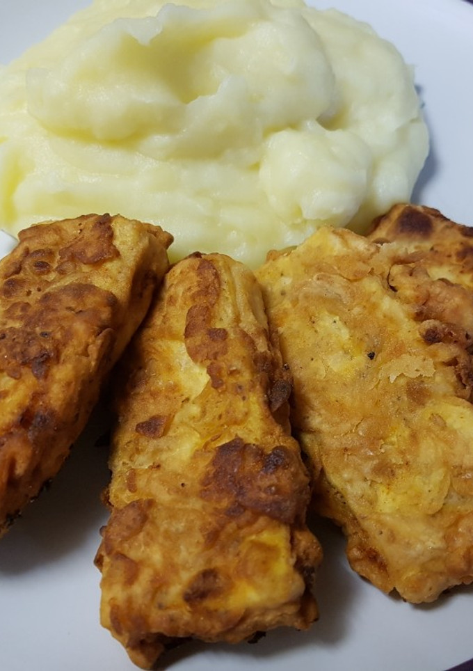 Una foto de Filete de tofu con toque marroquí en rebozado de yogurt griego