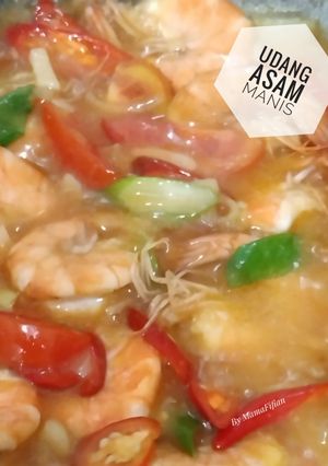 Foto resep Udang Asam Manis