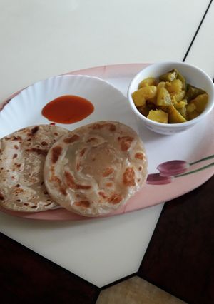 A picture of Simple paratha.