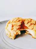 Salted caramel choux au craquelin