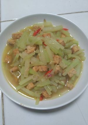 Foto resep Labu siam tempe