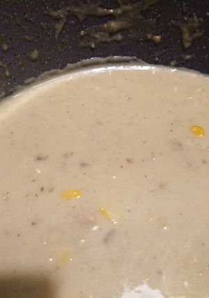 صورة لوصفة شوربة كريمة الفطر بالدجاج