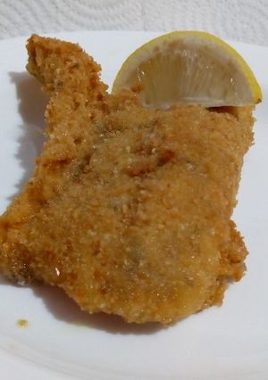 Una foto de Fitet de Abadejo con hierbas de Provance en milanesa