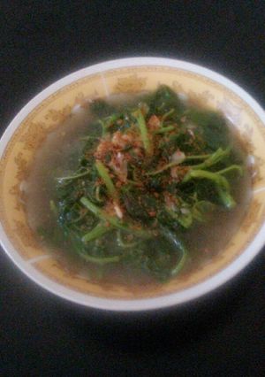 Foto resep sayur bayam