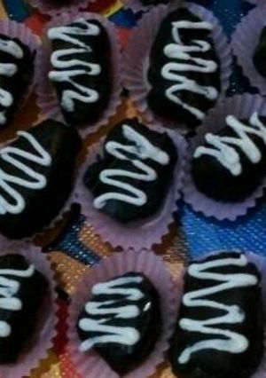 Foto resep Kurma selimut coklat isi kacang