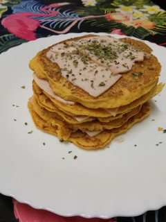 Una foto de Pancakes de calabaza