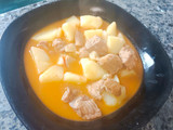Guiso de magro de cerdo con patatas
