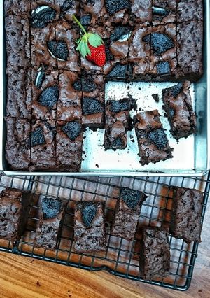 Foto resep Oreo Triple Choco Brownies
