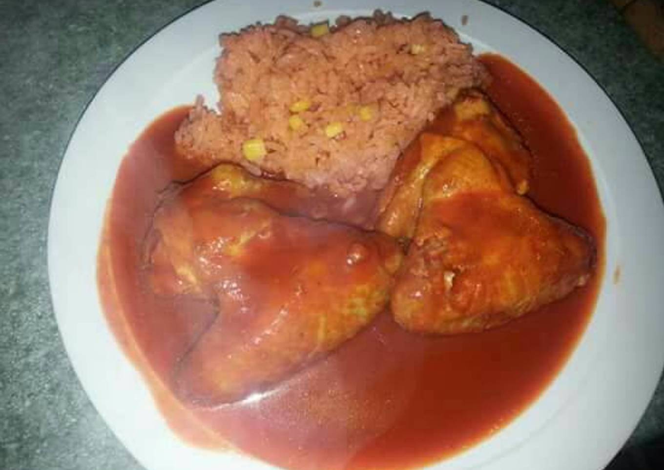 Alitas en chile rojo