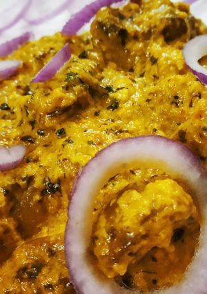 A picture of Mushroom butter masala.