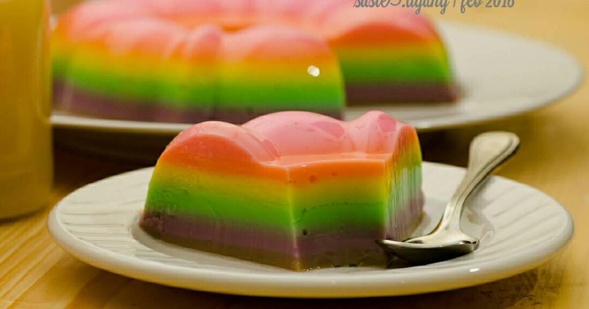  Resep Puding susu rainbow  oleh Susi Agung Cookpad