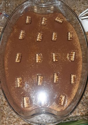 صورة لوصفة حلى السنيكرز البسيط