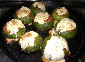 Una foto de Zapallitos rellenos al horno