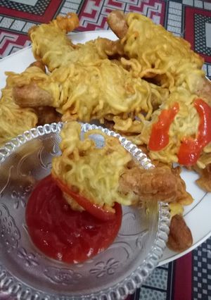Foto resep Sosis mie telur gulung