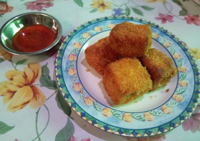 Ternyata begini loh! Resep bikin Nugget Internet (Indomie Telur Kornet) yang lezat