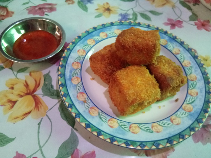 Ternyata begini loh! Resep bikin Nugget Internet (Indomie Telur Kornet) yang lezat