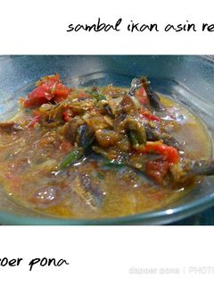 Foto resep Sambal ikan Asin rebus
