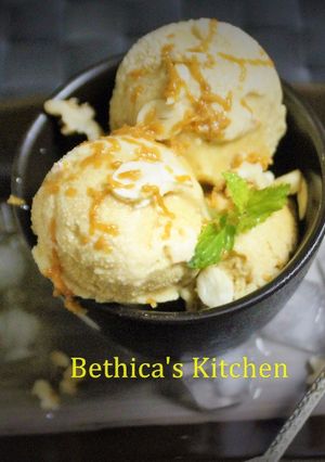 A picture of Date Palm Jaggery Ice Cream.