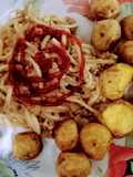 Spaguettis con carne molida
