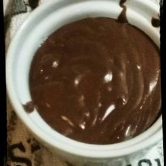 A picture of Peppermint Pattie Chocolate Pudding.