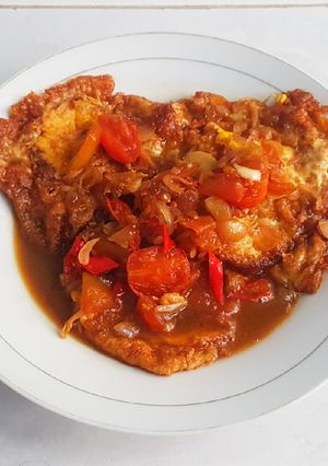 Foto resep Tumis Kecap Telur Ceplok
