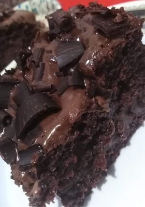 صورة لوصفة كيكة شوكولاته 😋