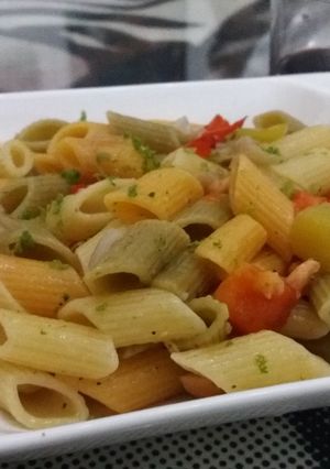 Una foto de Pasta al Pimiento