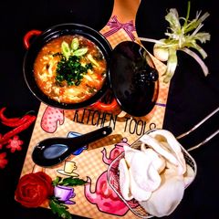 A picture of Hot And Sour Soup..