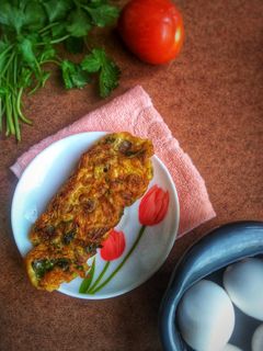 ক্যাপ্সিকাম ওমলেট (Capsicum omelette recipe in Bengali) রেসিপির প্রধান ছবি
