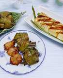 香烤香蘭醬燒雞&香蘭雞蛋豆腐~氣炸烤箱料理