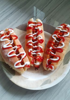 Foto resep 🌭Hot dog bun (roti hot dog)