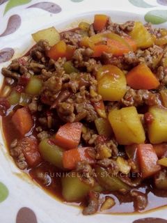 Foto resep Semur Daging Cincang Sayuran