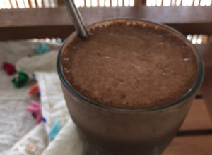 Φωτογραφία της συνταγής Milkshake σοκολατένιο με μπανάνα και καφέ