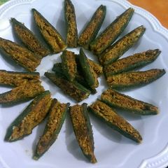 A picture of Stuff lady's fingers masala.