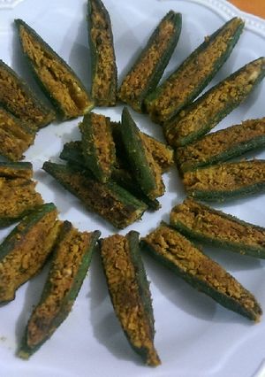 A picture of Stuff lady's fingers masala.