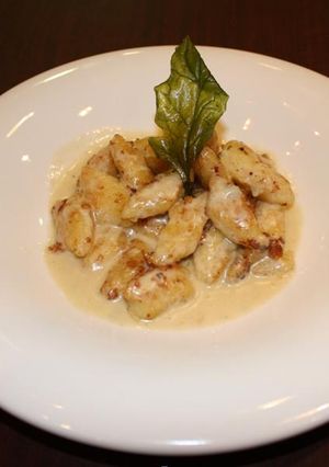 صورة لوصفة النوكى بالجبن الإيطالي Gnocchi Al Gorgonzola