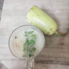 Bottle gourd soup (ghiya) A picture of Bottle gourd soup (ghiya).